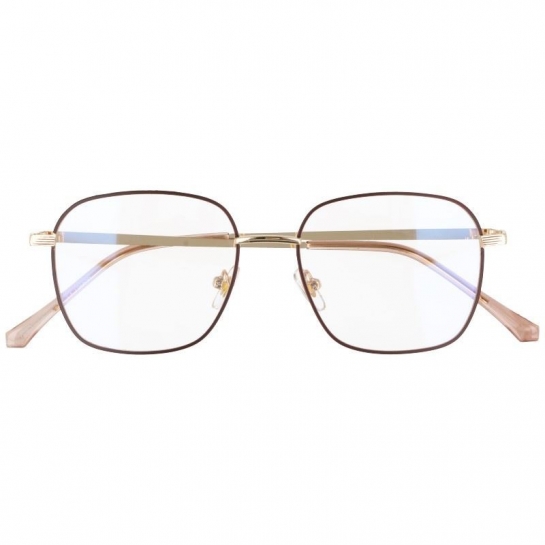 Okulary Prostokątne z filtrem światła niebieskiego do komputera zerówki 2561-2